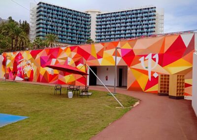 MURAL GRAFFITI HOTEL EN MARBELLA